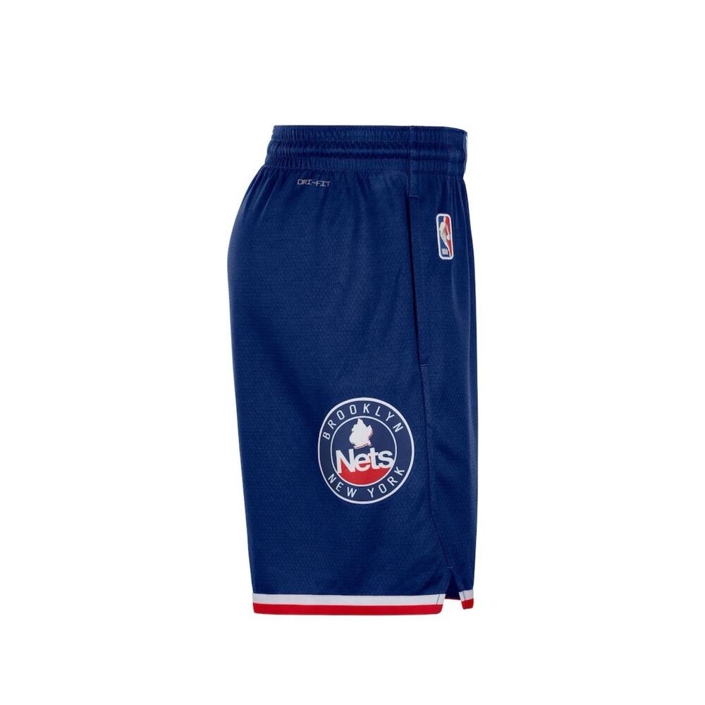 Nike NBA Mens Size L Brooklyn Nets City Edition 75th Anniversary Swingman Shorts - Picture 5 of 9